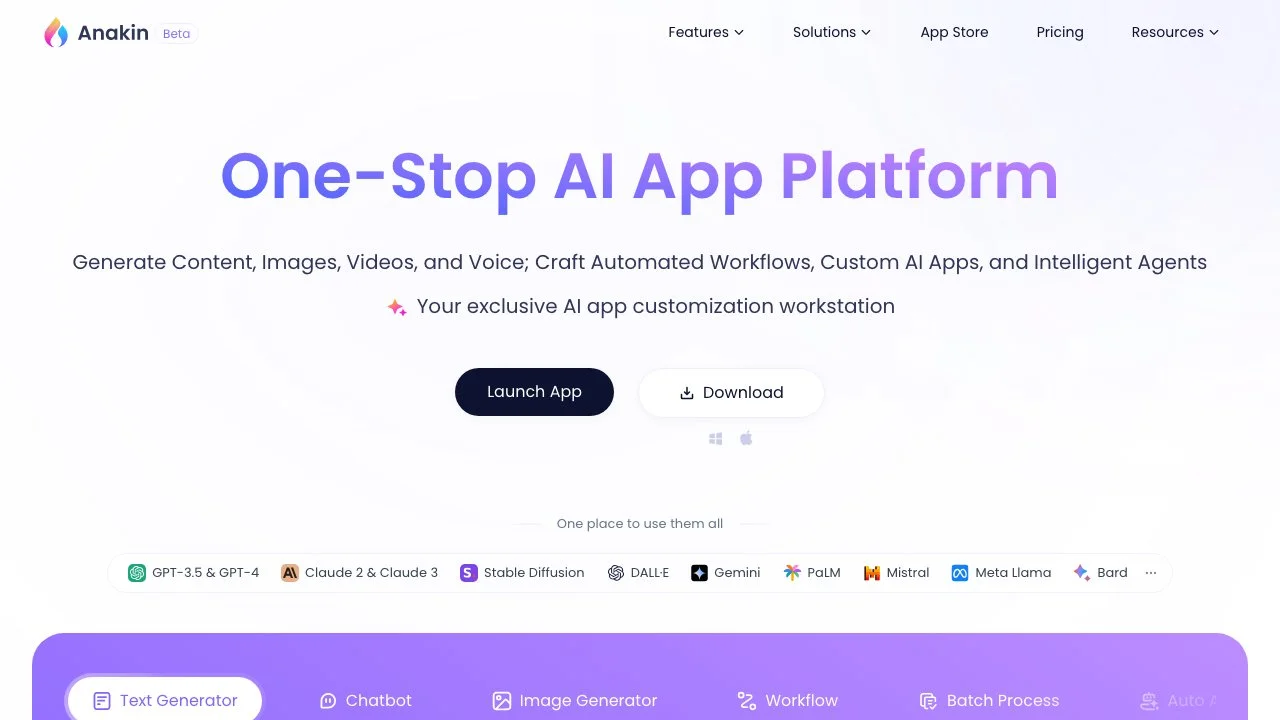 Anakin.ai - Your Ultimate AI App Platform