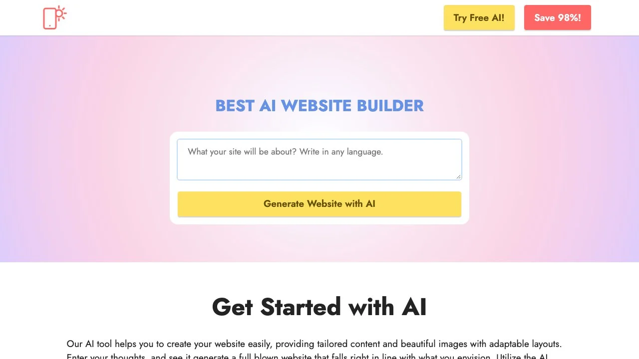 Create Stunning Websites with Mobirise AI Website Builder