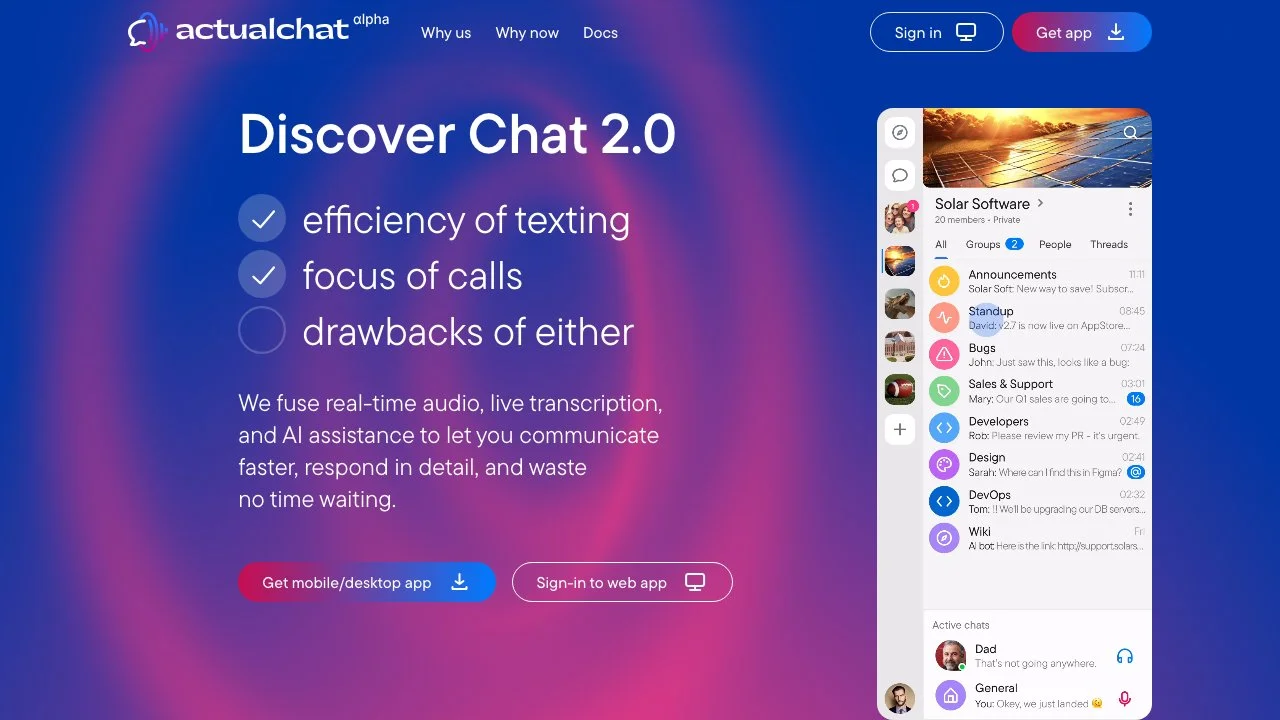 Actual Chat: The Future of Communication Awaits