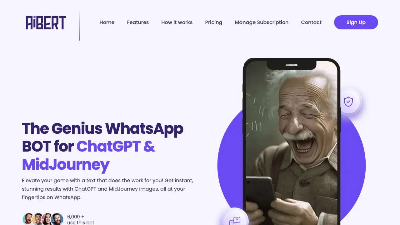 Discover AiBERT: Your WhatsApp Bot for ChatGPT & MidJourney