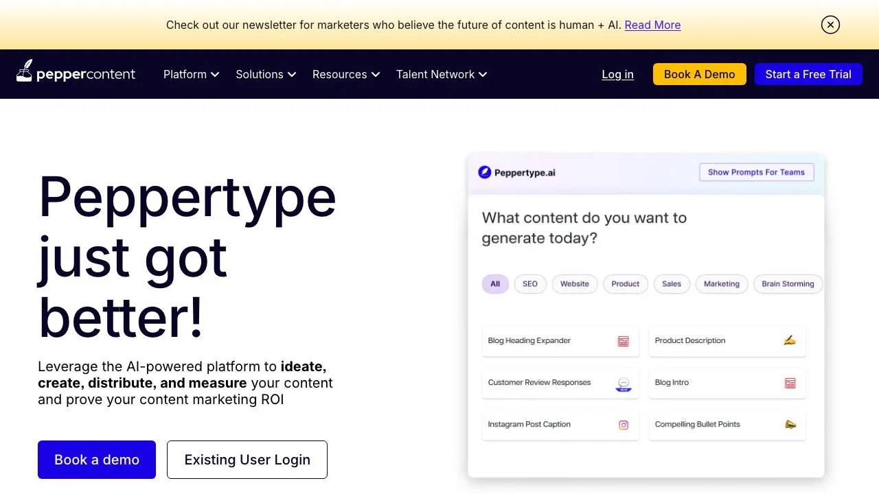 Peppertype.ai: Create Quality Content Faster with AI