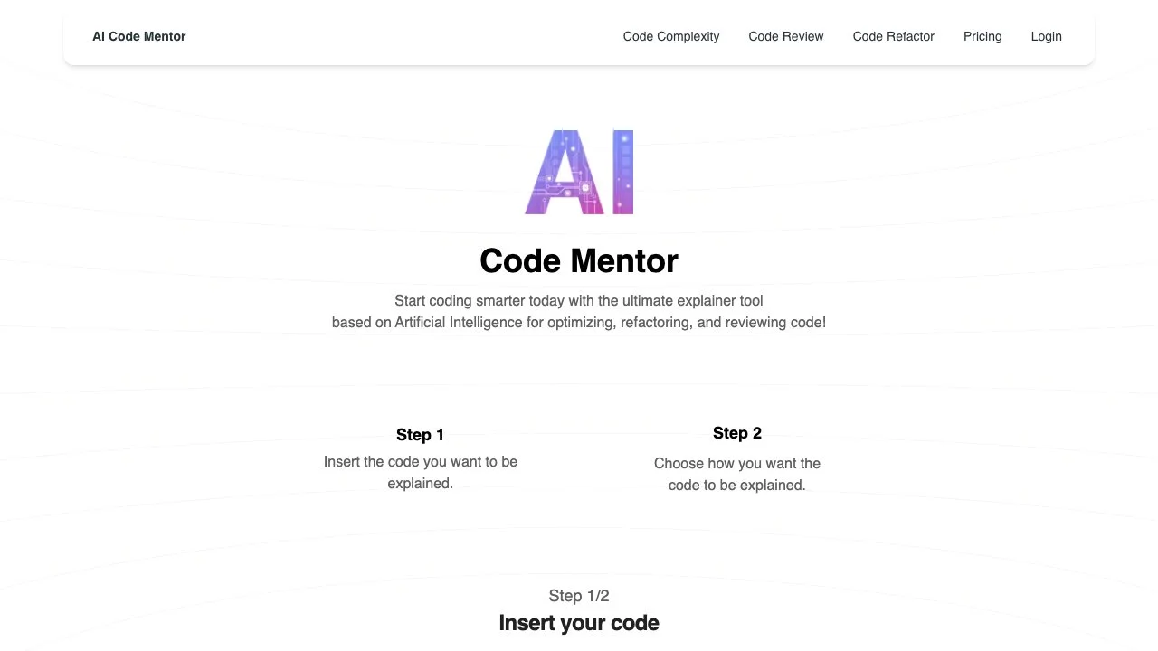 AI Code Mentor: Best Tool for Code Optimization, Refactoring, and Review