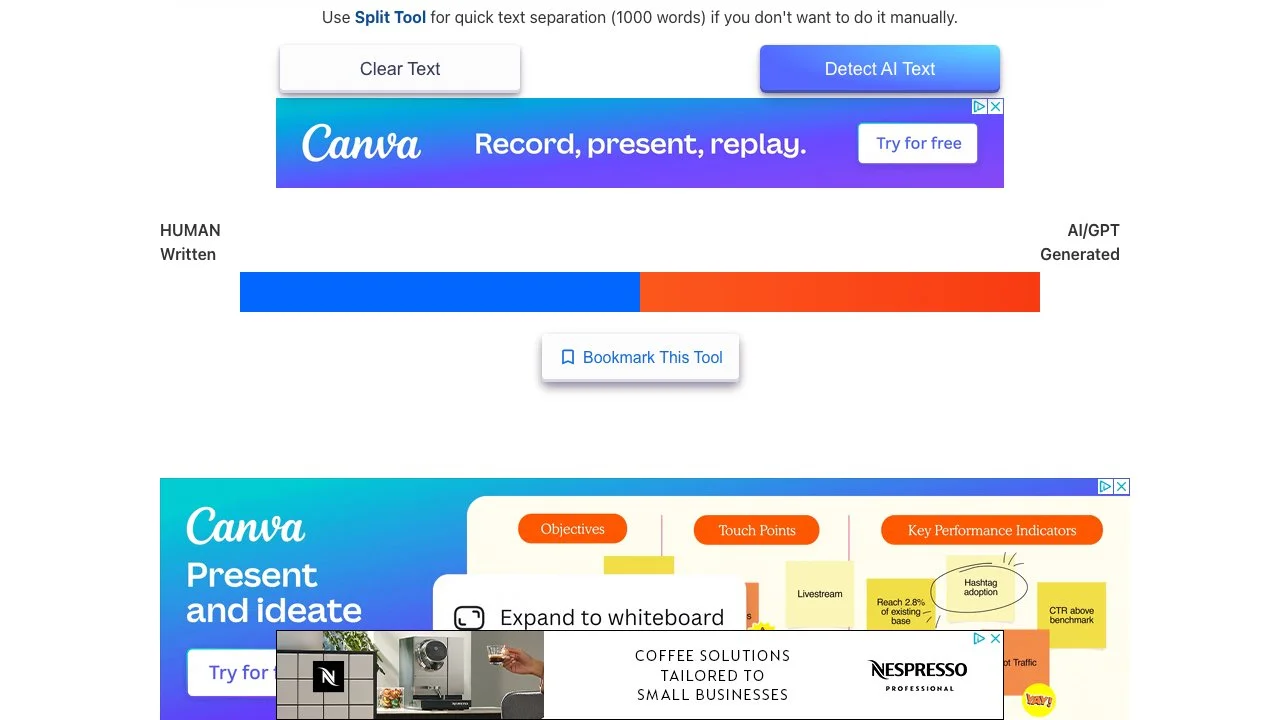 ZeroGPT: Free ChatGPT Detector & AI Checker Tool