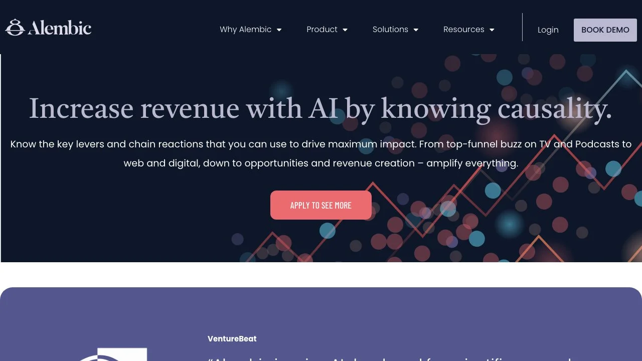 Unlock Revenue with Alembic: AI Marketing Analytics Tool