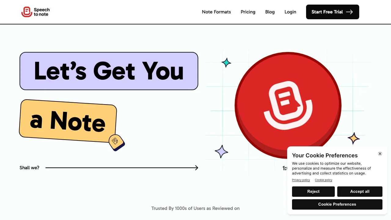 Speech to Note: Your AI Writing Assistant for Effortless Summaries