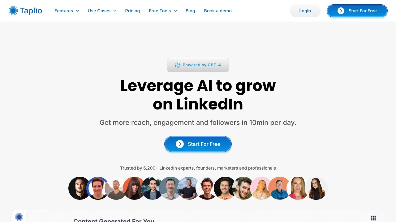 Maximize Your LinkedIn Growth with Taplio