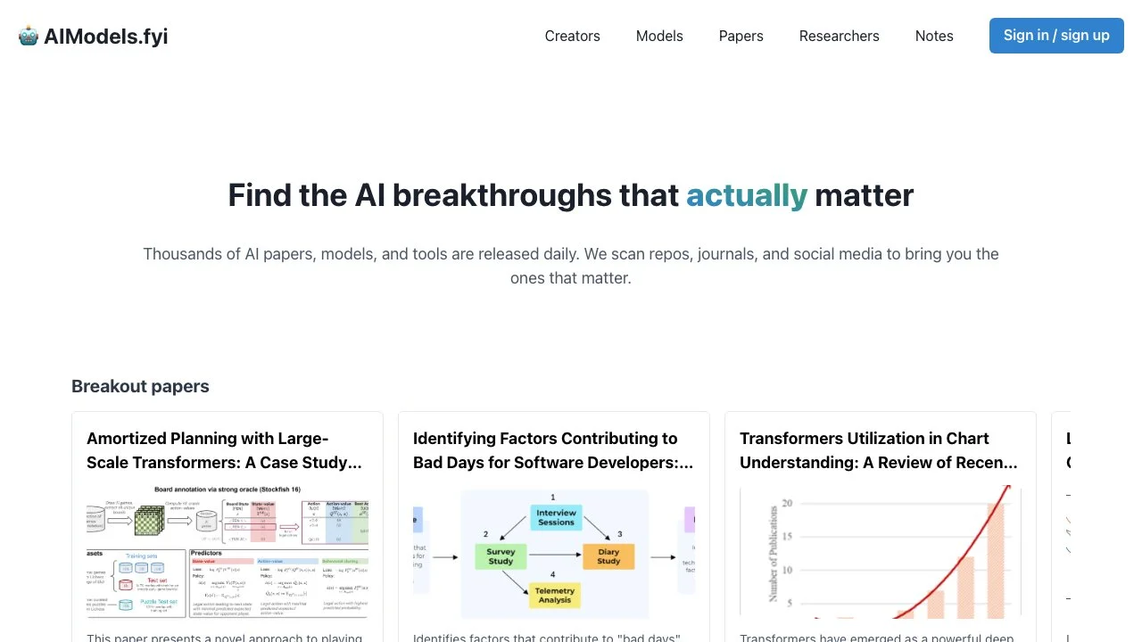 Your Roadmap to the AI Revolution - AIModels.fyi