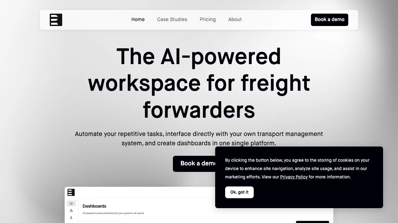 Reform: AI-Powered Workspace for Freight Forwarders