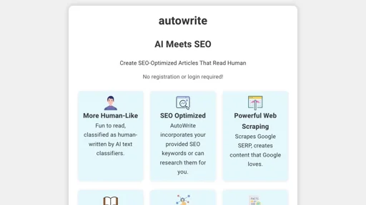 AutoWrite App