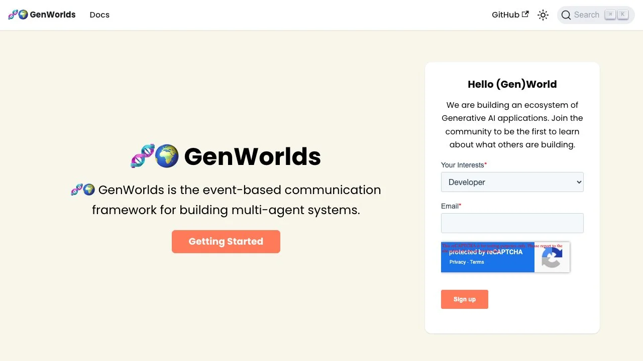 🧬🌍 GenWorlds - Nền tảng giao tiếp trí tuệ nhân tạo