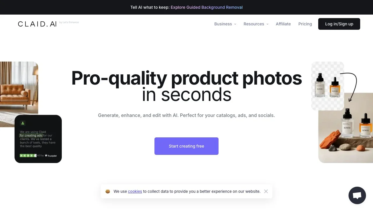 Transform Your Product Photography with Claid.ai