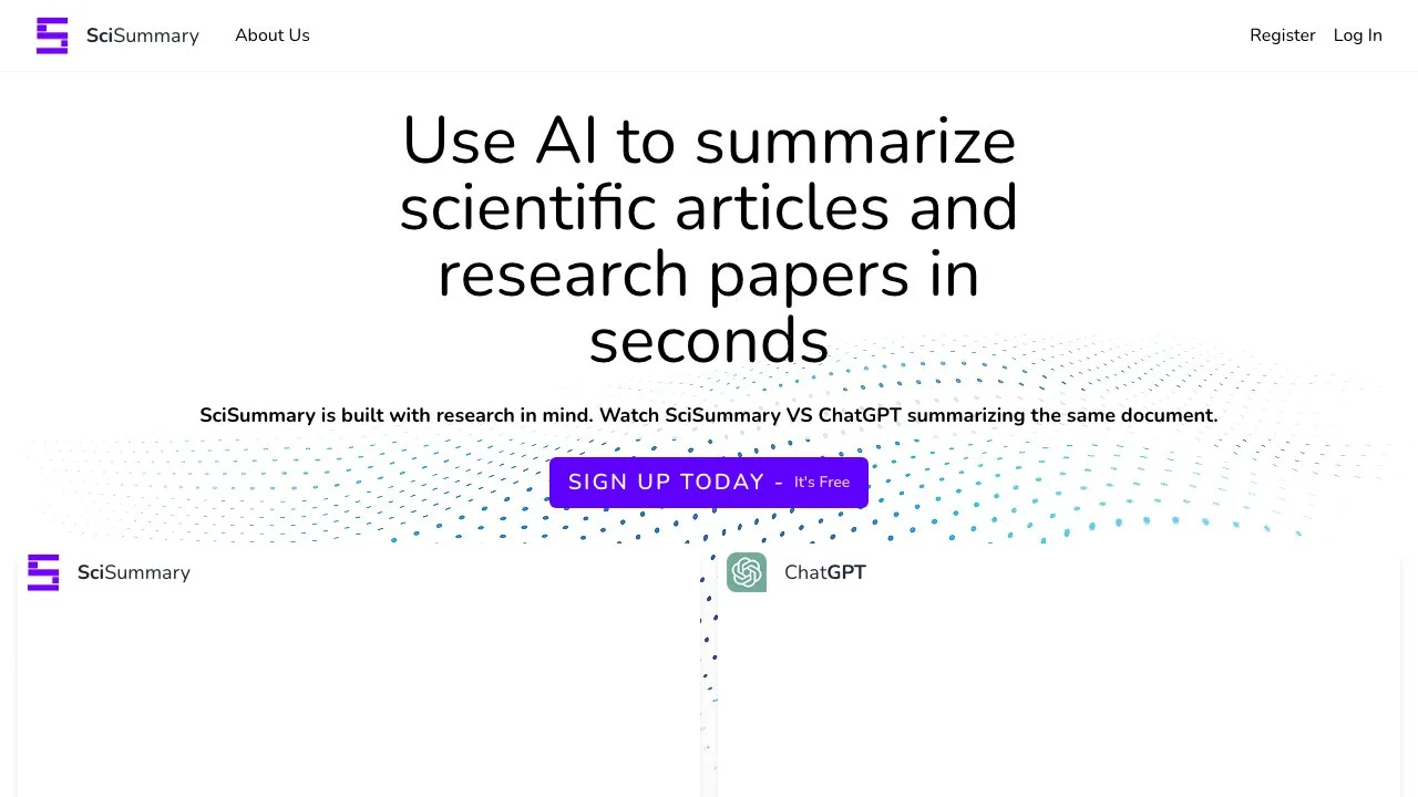 Use AI To Summarize Scientific Articles - SciSummary