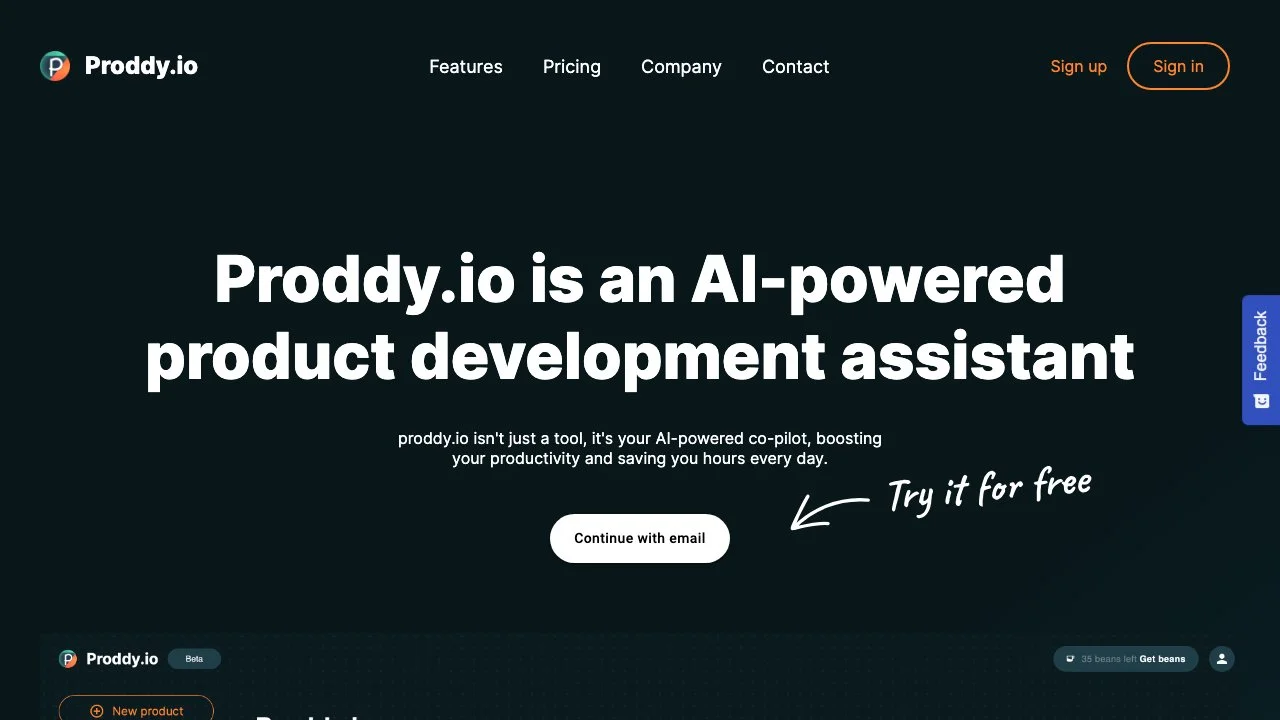 Proddy.io: Your AI-Powered Product Management Assistant