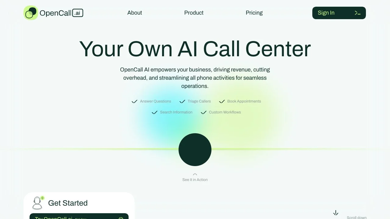 OpenCall AI: Streamline Your Business Communications