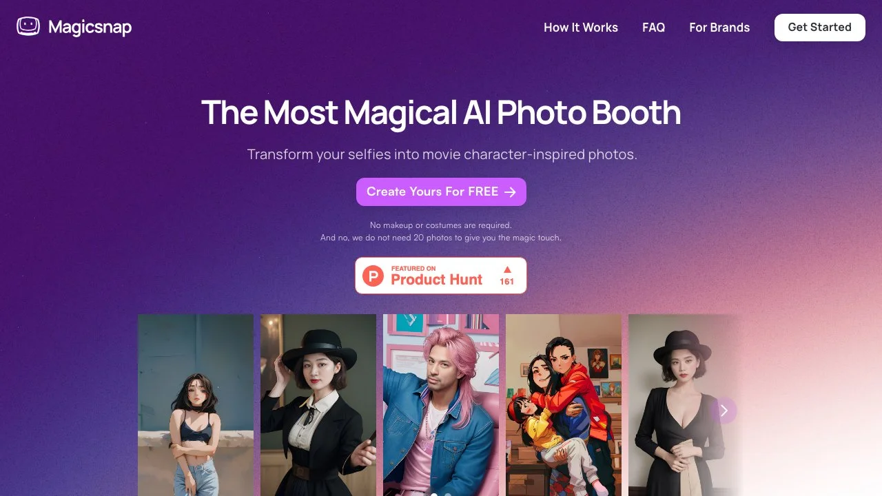 Magicsnap: Transform Your Selfies into Movie Magic!