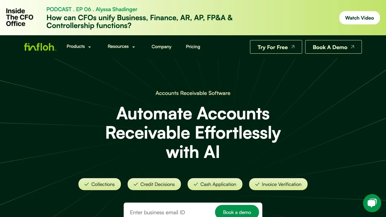 FinFloh: AI-Driven Accounts Receivable Automation Software