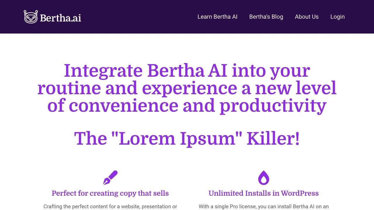 Discover Bertha AI: Your Ultimate Writing Companion