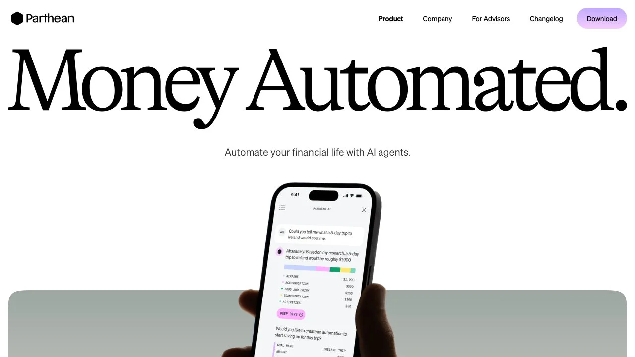 Automate Your Finances with Parthean: The Future of Money Management