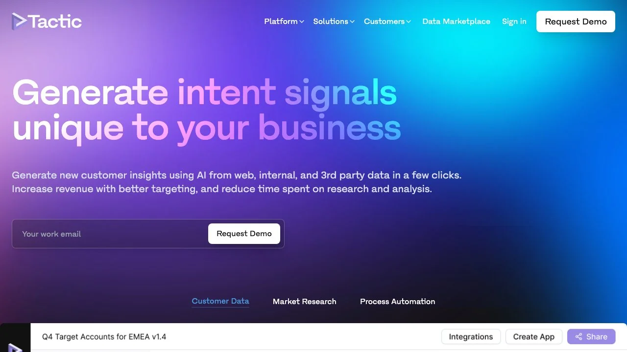 Tactic: AI-Driven Customer Insights & Data Automation