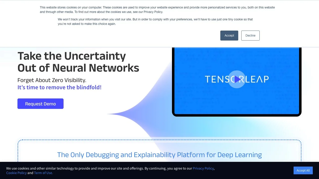 Tensorleap: Deep Learning Debugging & Explainability Platform