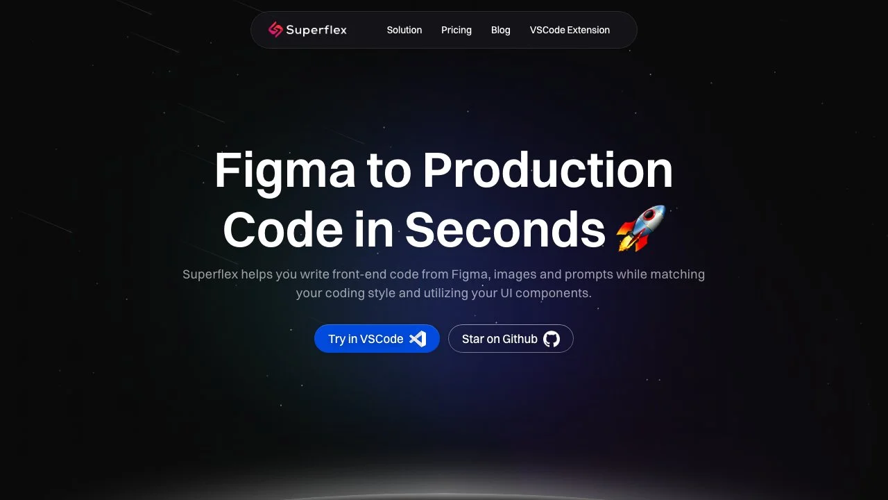 Superflex: Transform Figma Designs into Code Instantly