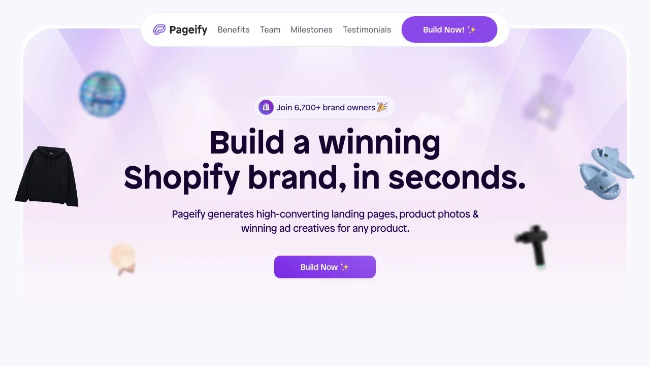 Pageify: Effortlessly Build Your Shopify Brand