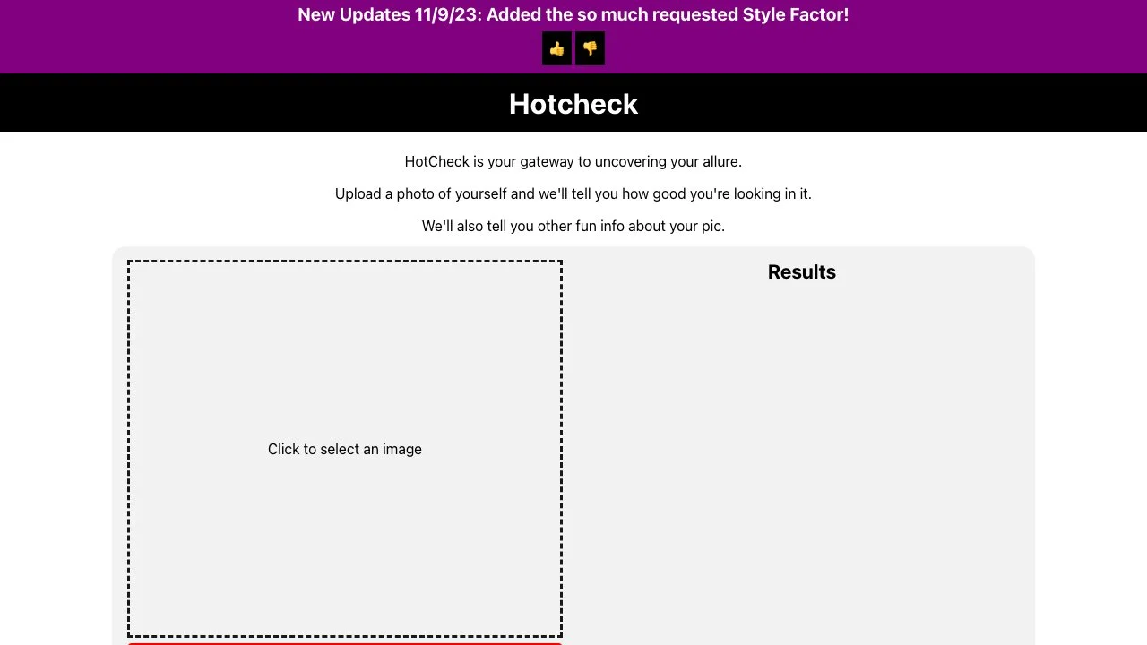 HotCheck：探索您的魅力评级