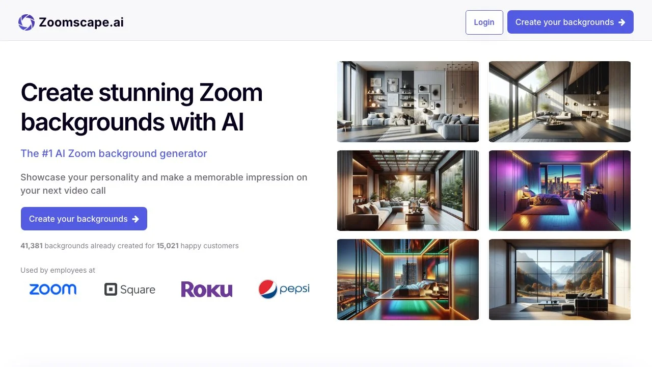 Transform Your Zoom Meetings with ZoomScape.ai Backgrounds