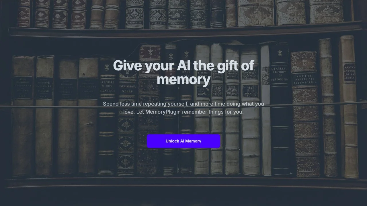 MemoryPlugin: Enhance Your AI's Memory Today!