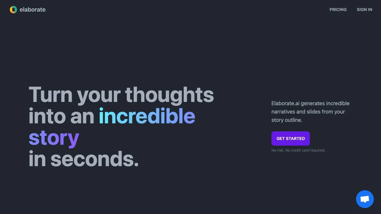 Elaborate.ai: Transform Your Ideas into Polished Narratives