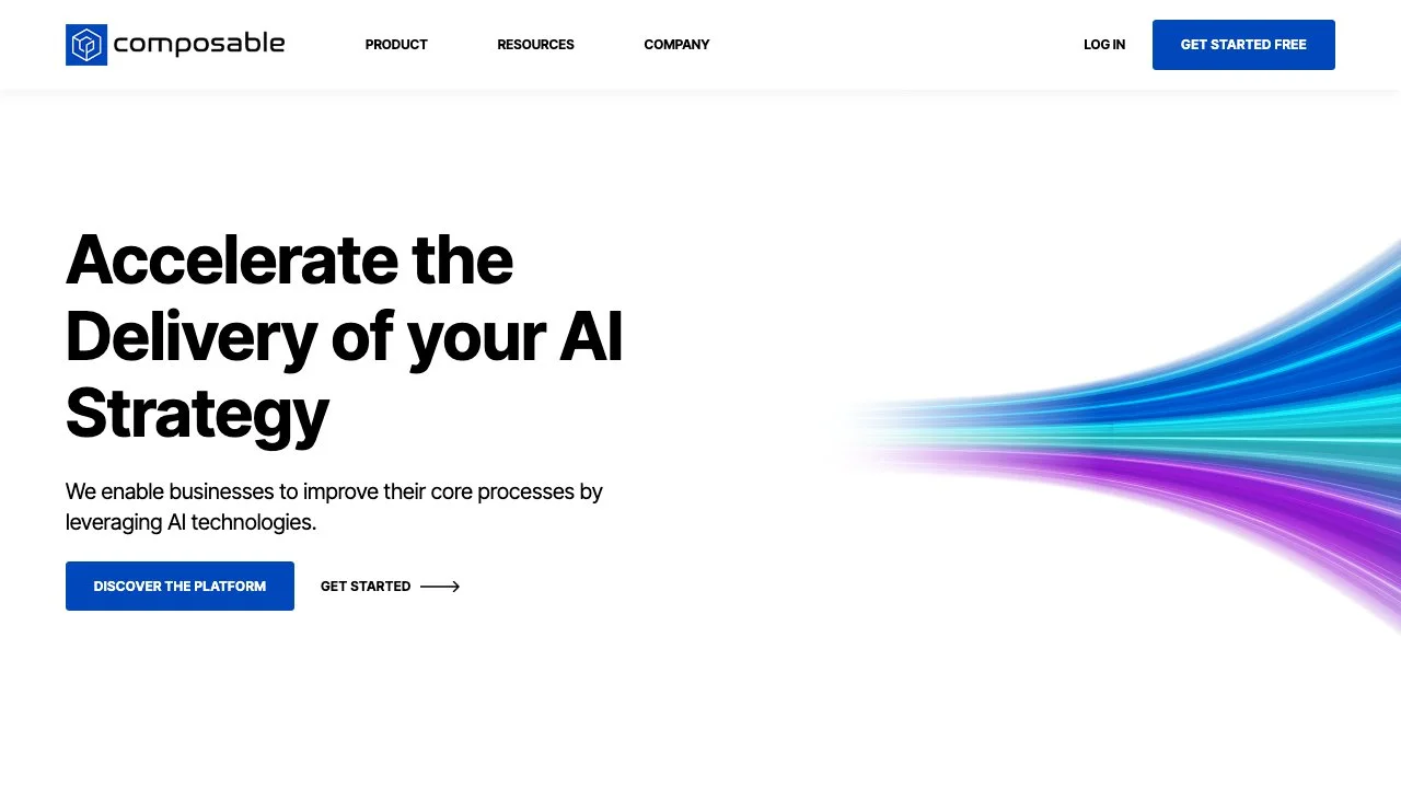 Composable: The API-First Platform for AI/LLM Applications