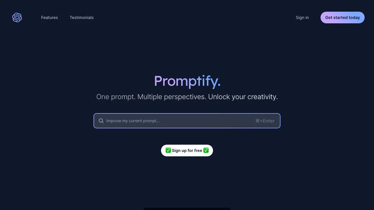 Unlock Your Creativity with Promptify.Pro - AI Writing Assistant