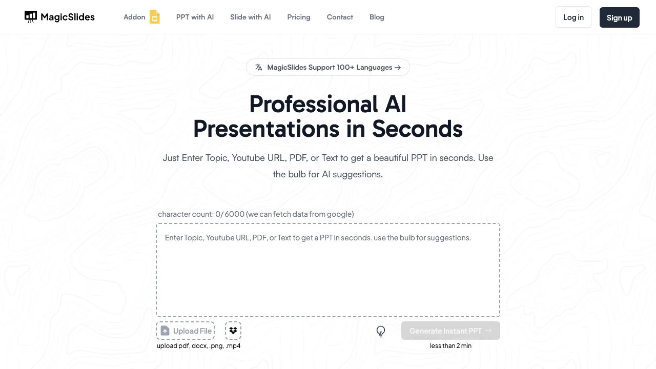 Create Stunning Presentations Instantly with MagicSlides AI