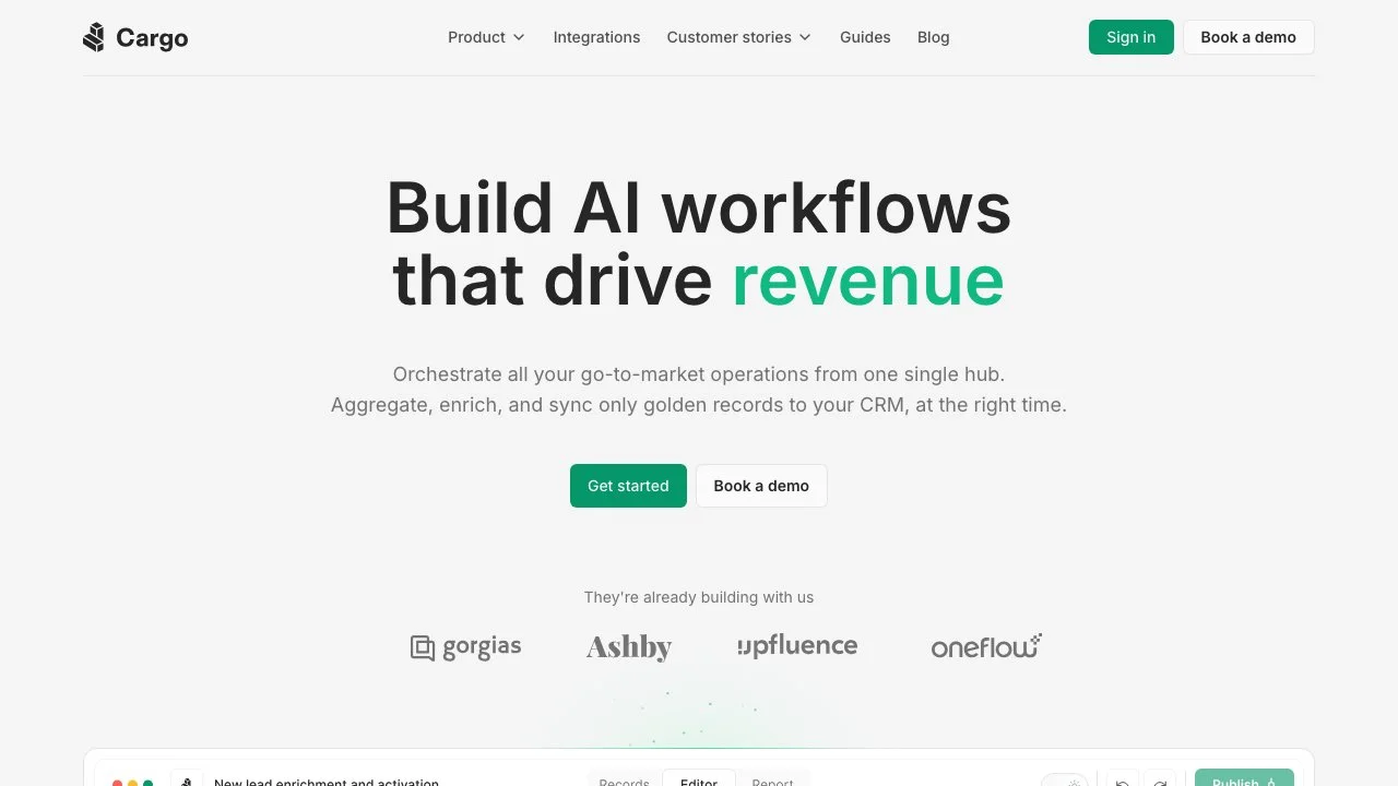 Cargo: AI Workflows That Drive Revenue