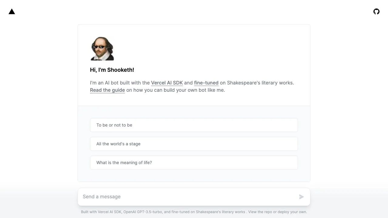 Shooketh: The Shakespearean AI Bot You Need