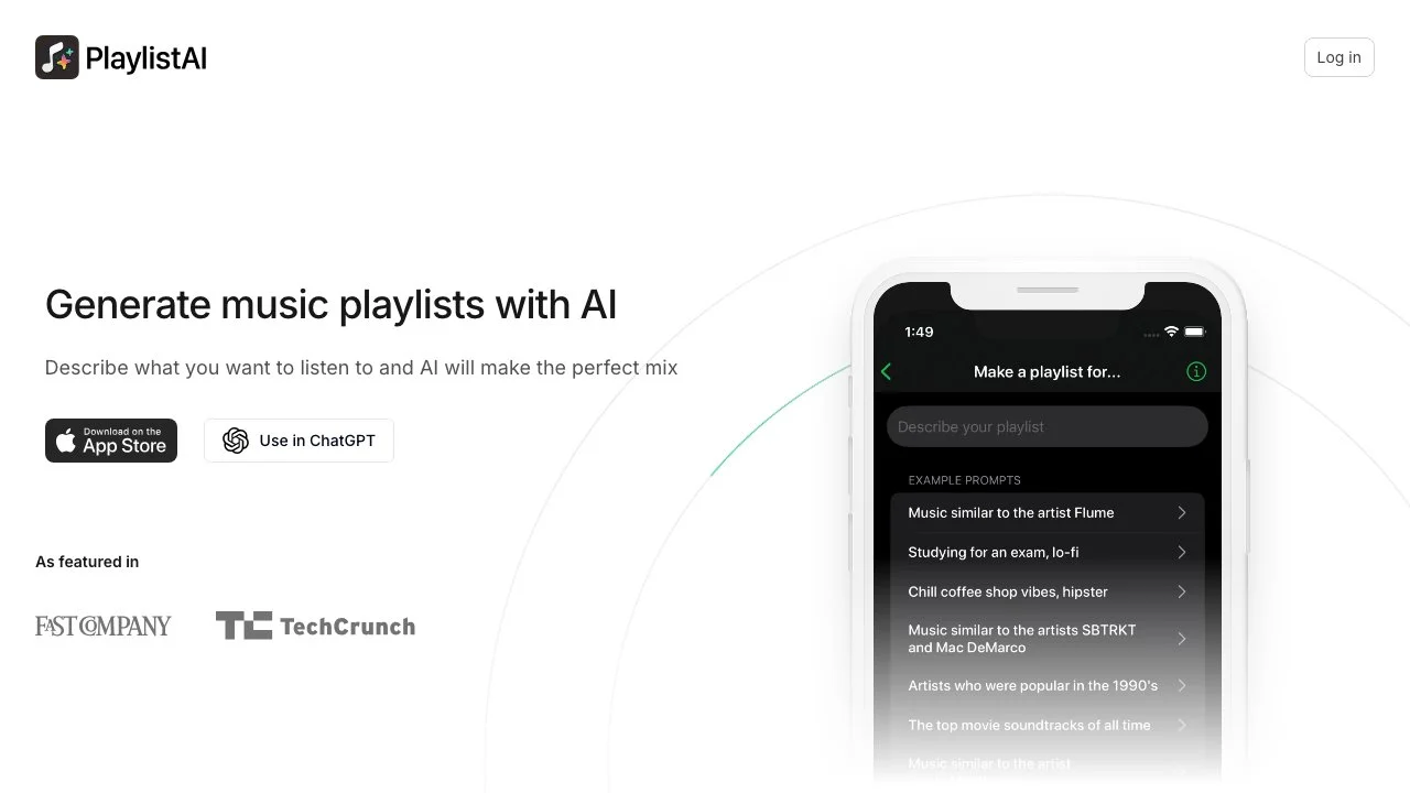 Discover PlaylistAI: Your AI Music Playlist Creator