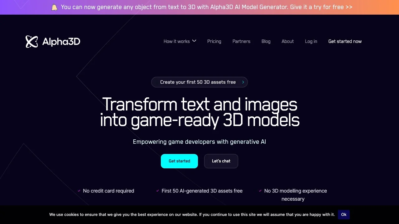 Transform Text and Images into 3D Models with Alpha3D