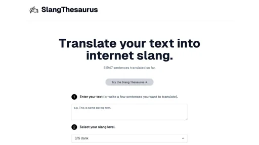 SlangThesaurus