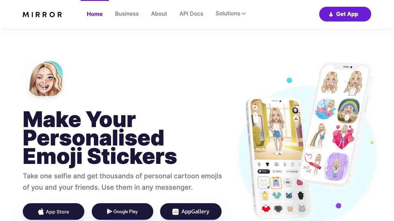 Mirror AI: Create Fun Personalized Emoji Stickers