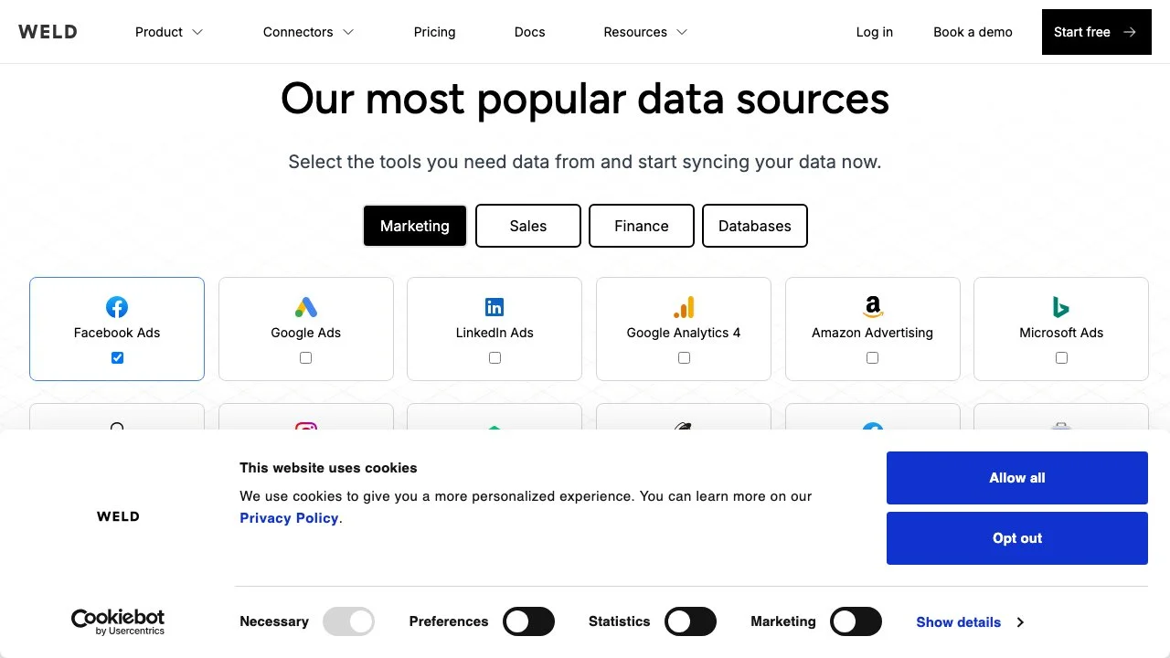 Weld: Sync Your Data in Minutes with AI-Powered ETL