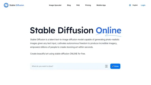 Stable Diffusion Online