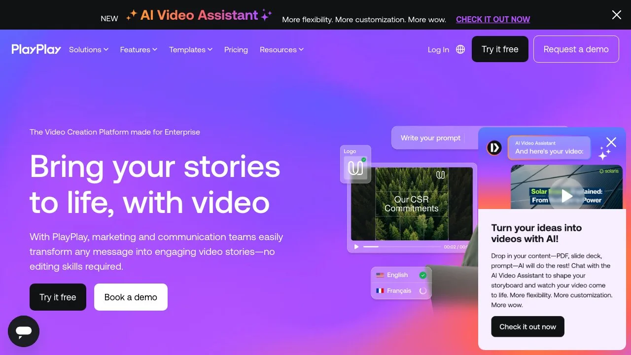 Create Stunning Videos Effortlessly with PlayPlay