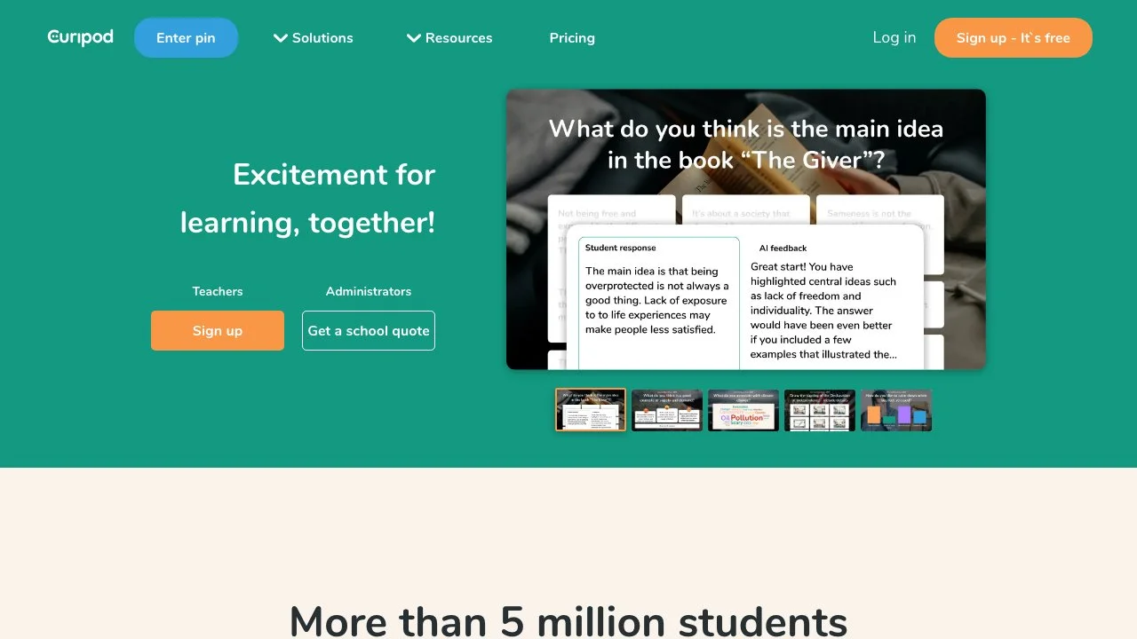 Curipod: Ignite Your Students' Curiosity