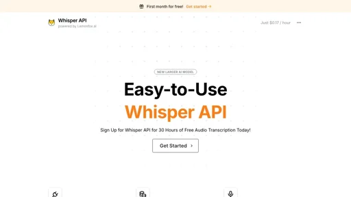 Whisper API