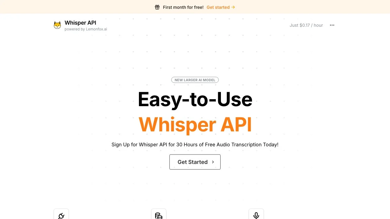 Whisper API - Affordable Transcription API