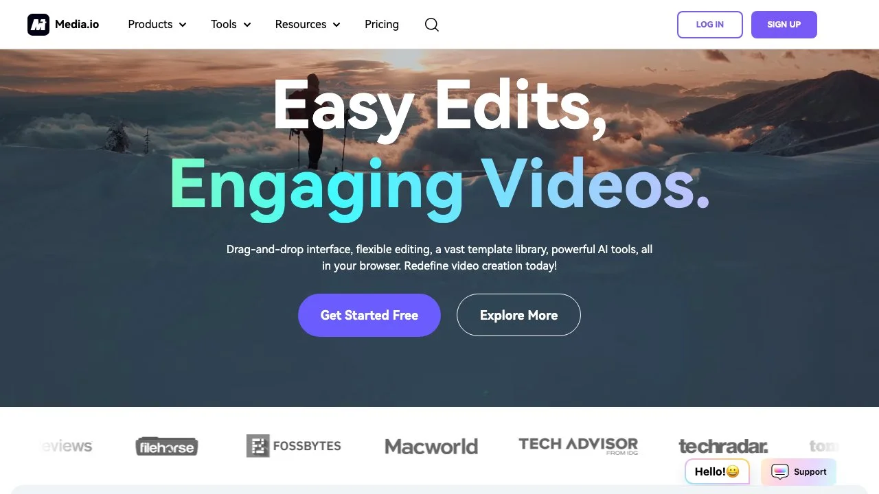 Media.io: Powerful Online Video, Audio & Image Editing Tools