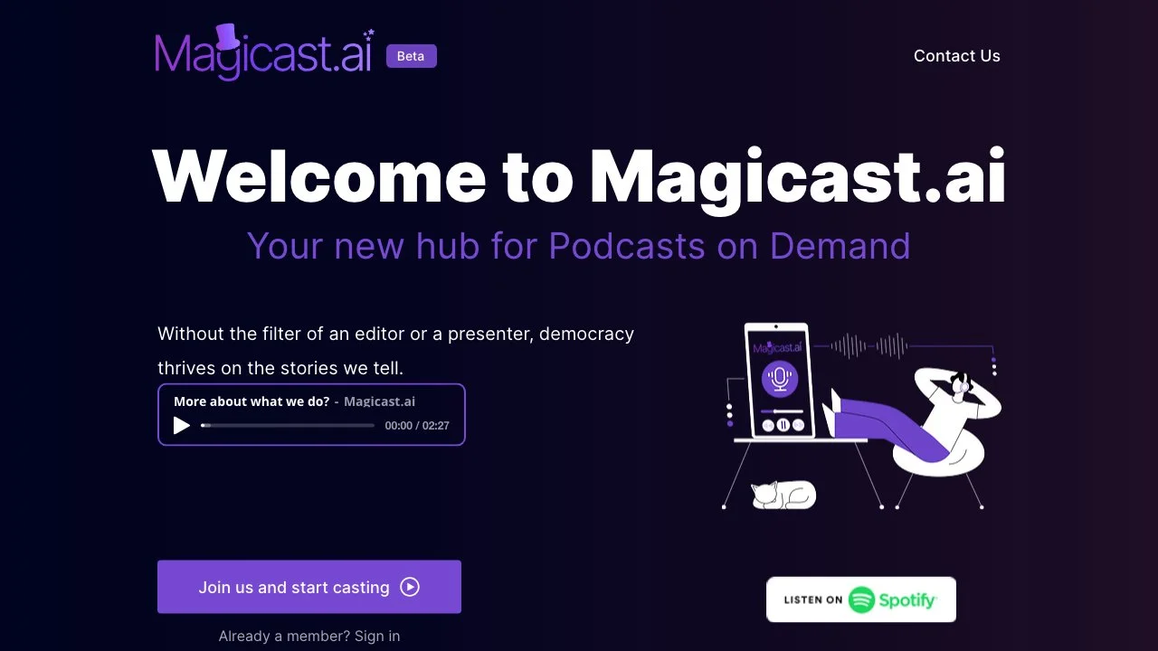 Magicast.ai: Create Your Own Podcasts on Demand