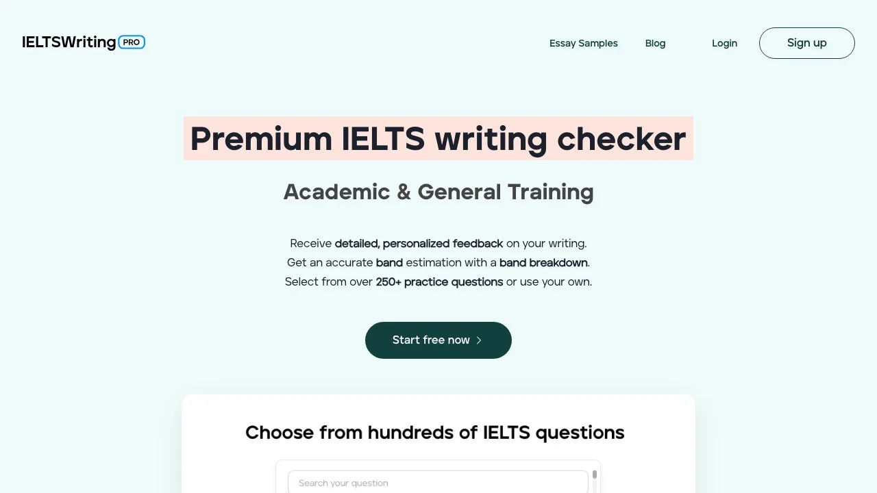 IELTSWritingPro: De ultieme AI-aangedreven IELTS-schrijfcontroletool