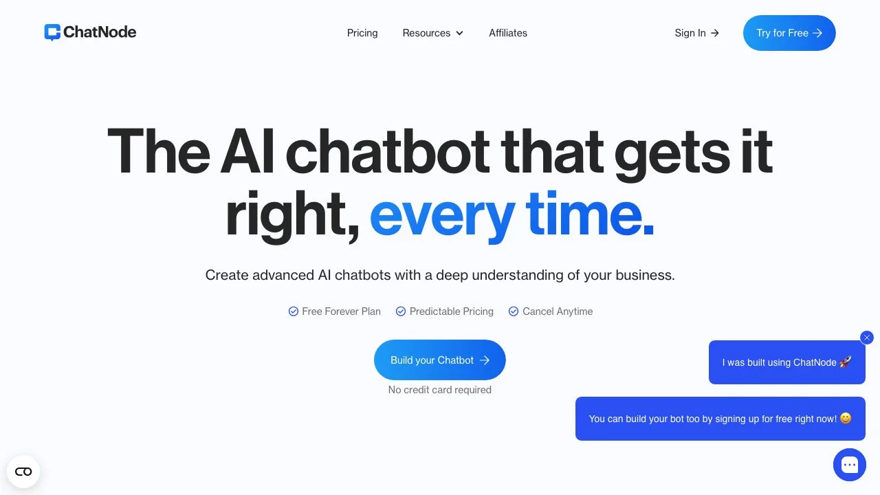 ChatNode: The Ultimate AI Chatbot for Businesses