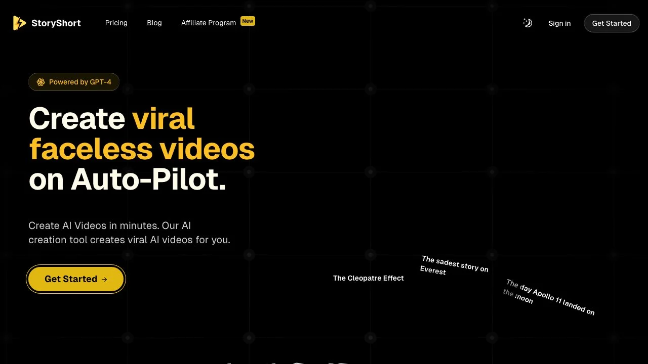 Create Engaging Videos Effortlessly with StoryShort AI